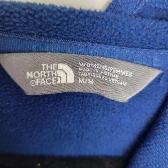 The North Face Women’s Knit Stitch Fleece Hoodie Blue - Picture 4 of 9